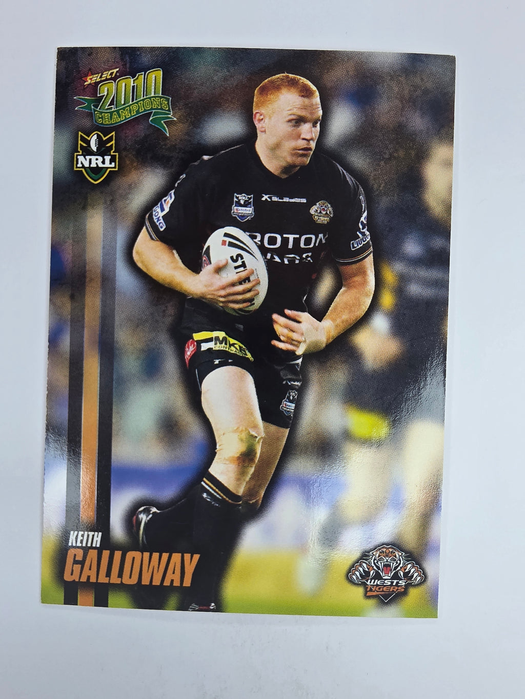 NRL 2010 Champions Base Card #187 Keith Galloway Wests Tigers