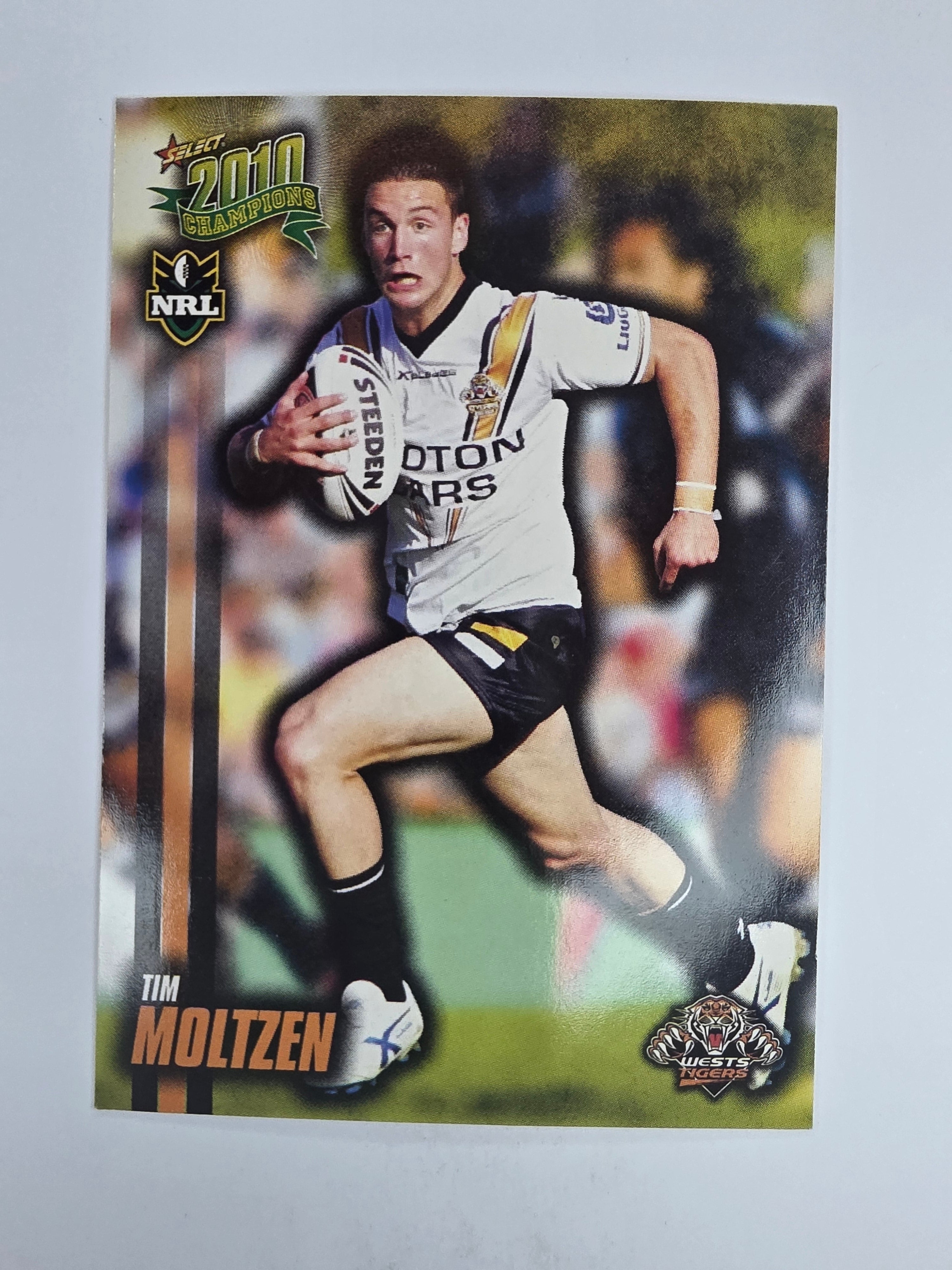 NRL 2010 Champions Base Card #194 Tim Moltzen Wests Tigers