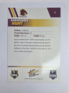 NRL 2008 Champions Base Card #8 Karmichael Hunt Brisbane Broncos