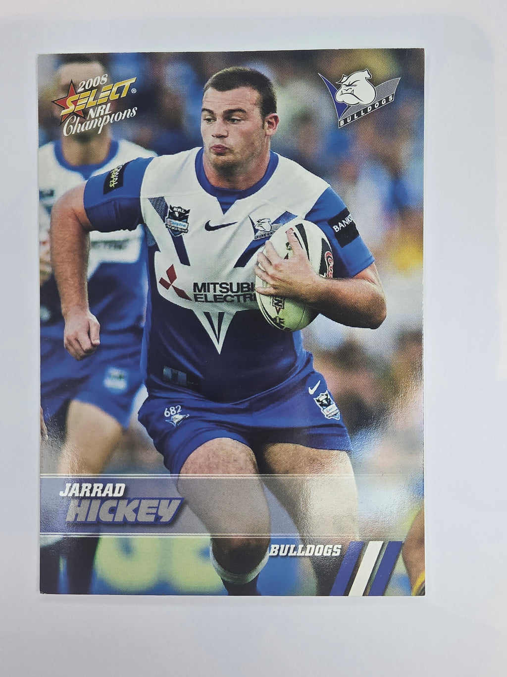 NRL 2008 Champions Base Card #18 Jarrad Hickey Canterbury Bankstown Bulldogs