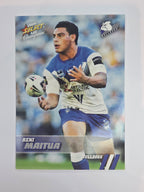 NRL 2008 Champions Base Card #19 Reni Maitua Canterbury Bankstown Bulldogs