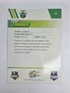 NRL 2008 Champions Base Card #29 Todd Carney Canberra Raiders