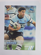 NRL 2008 Champions Base Card #43 Mitch Brown Cronulla Sutherland Sharks
