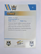 NRL 2008 Champions Base Card #62 Josh Lewis Gold Coast Titans