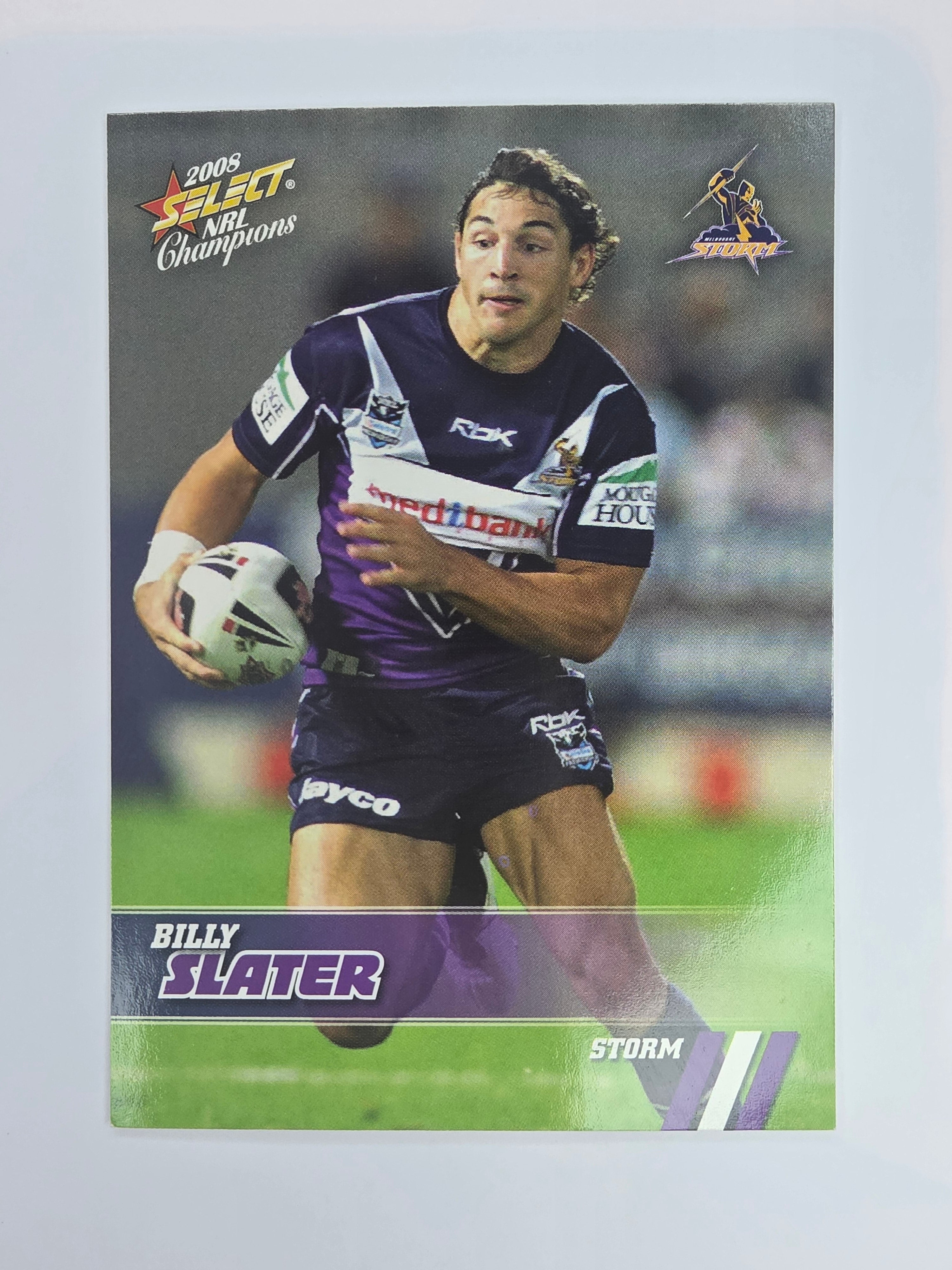 NRL 2008 Champions Base Card #84 Billy Slater Melbourne Storm
