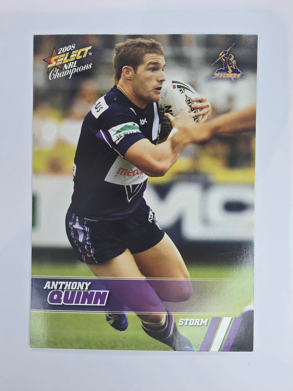 NRL 2008 Champions Base Card #87 Anthony Quinn Melbourne Storm
