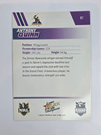 NRL 2008 Champions Base Card #87 Anthony Quinn Melbourne Storm