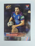 NRL 2008 Champions Base Card #91 James McManus Newcastle Knights