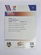 NRL 2008 Champions Base Card #99 Cooper Vuna Newcastle Knights