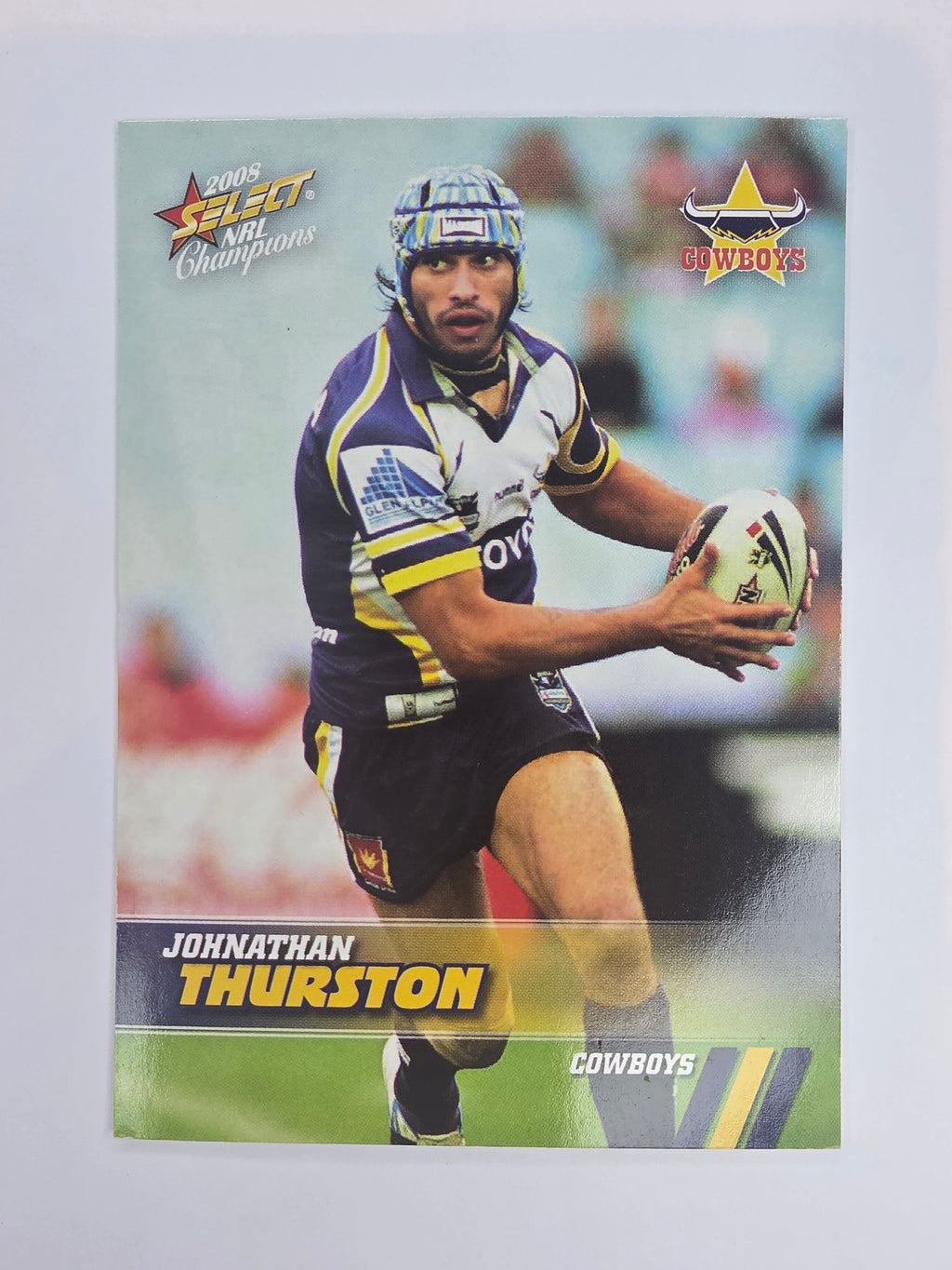 NRL 2008 Champions Base Card #100 Johnathan Thurston North Queensland Cowboys