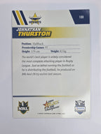 NRL 2008 Champions Base Card #100 Johnathan Thurston North Queensland Cowboys