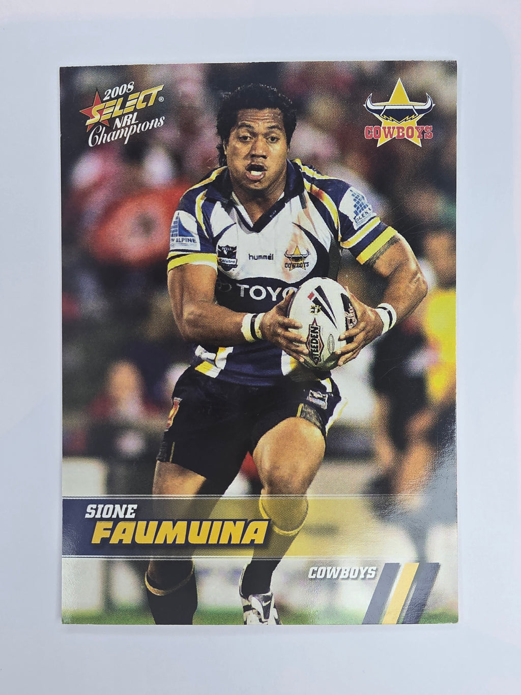 NRL 2008 Champions Base Card #103 Sione Faumuina North Queensland Cowboys