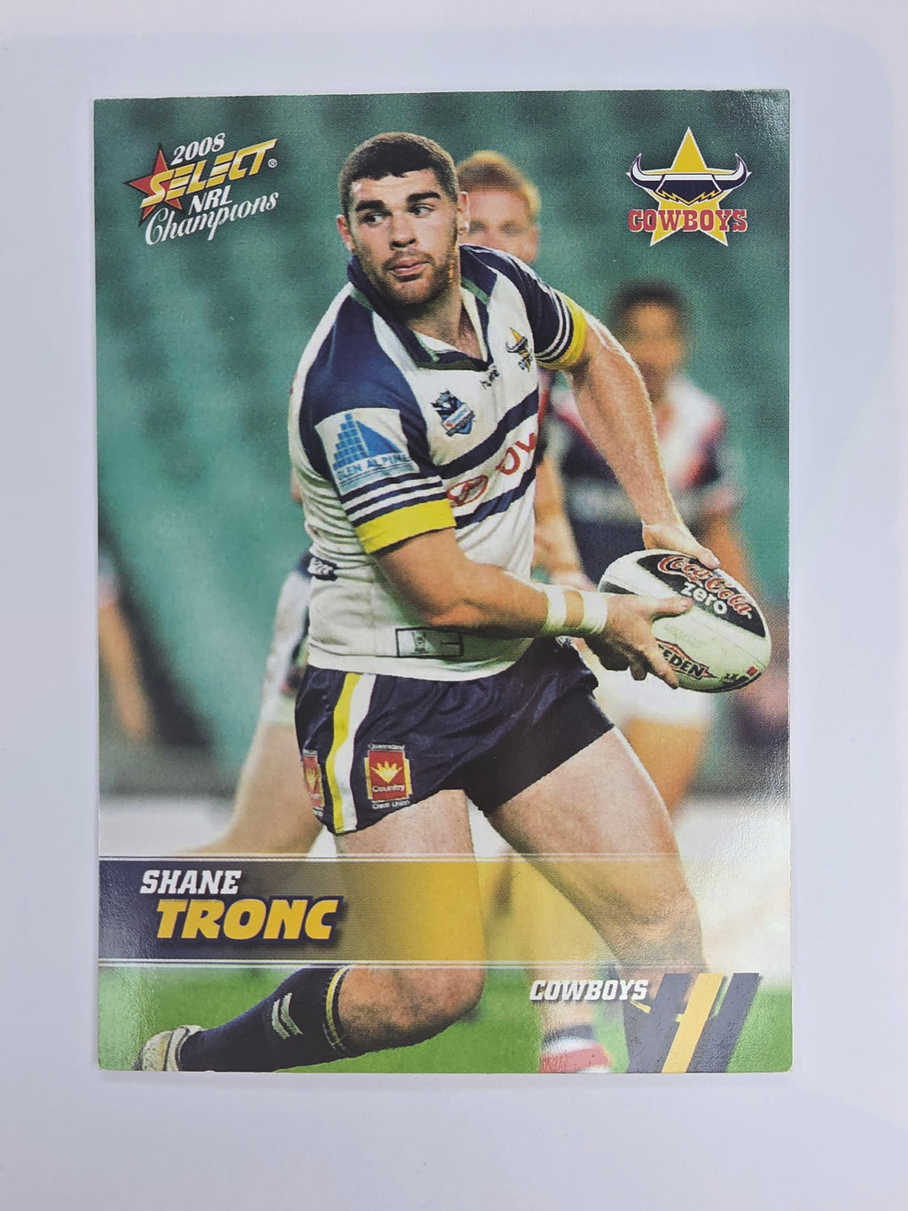 NRL 2008 Champions Base Card #110 Shane Tronc North Queensland Cowboys