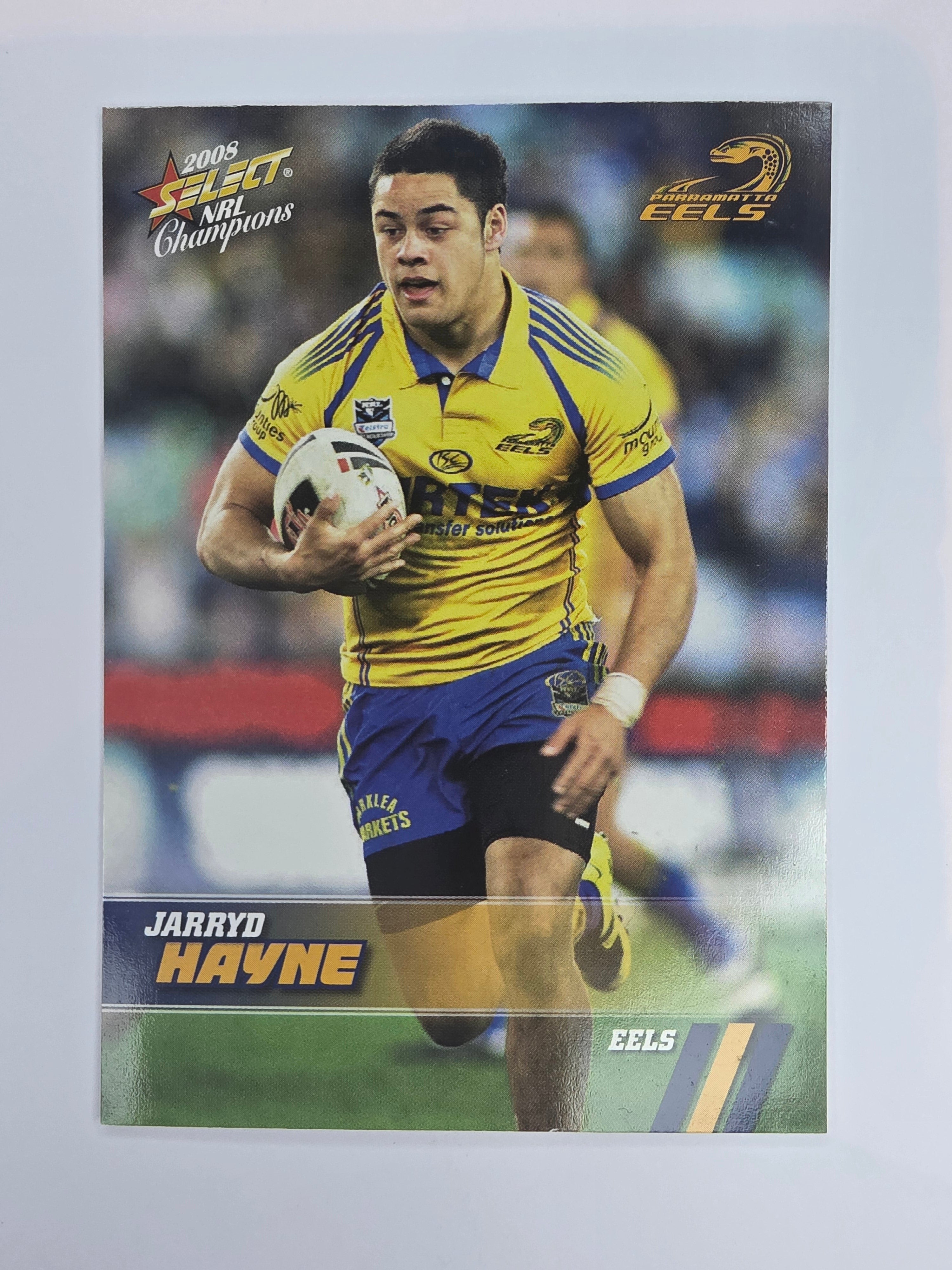 NRL 2008 Champions Base Card #116 Jarryd Hayne Parramatta Eels