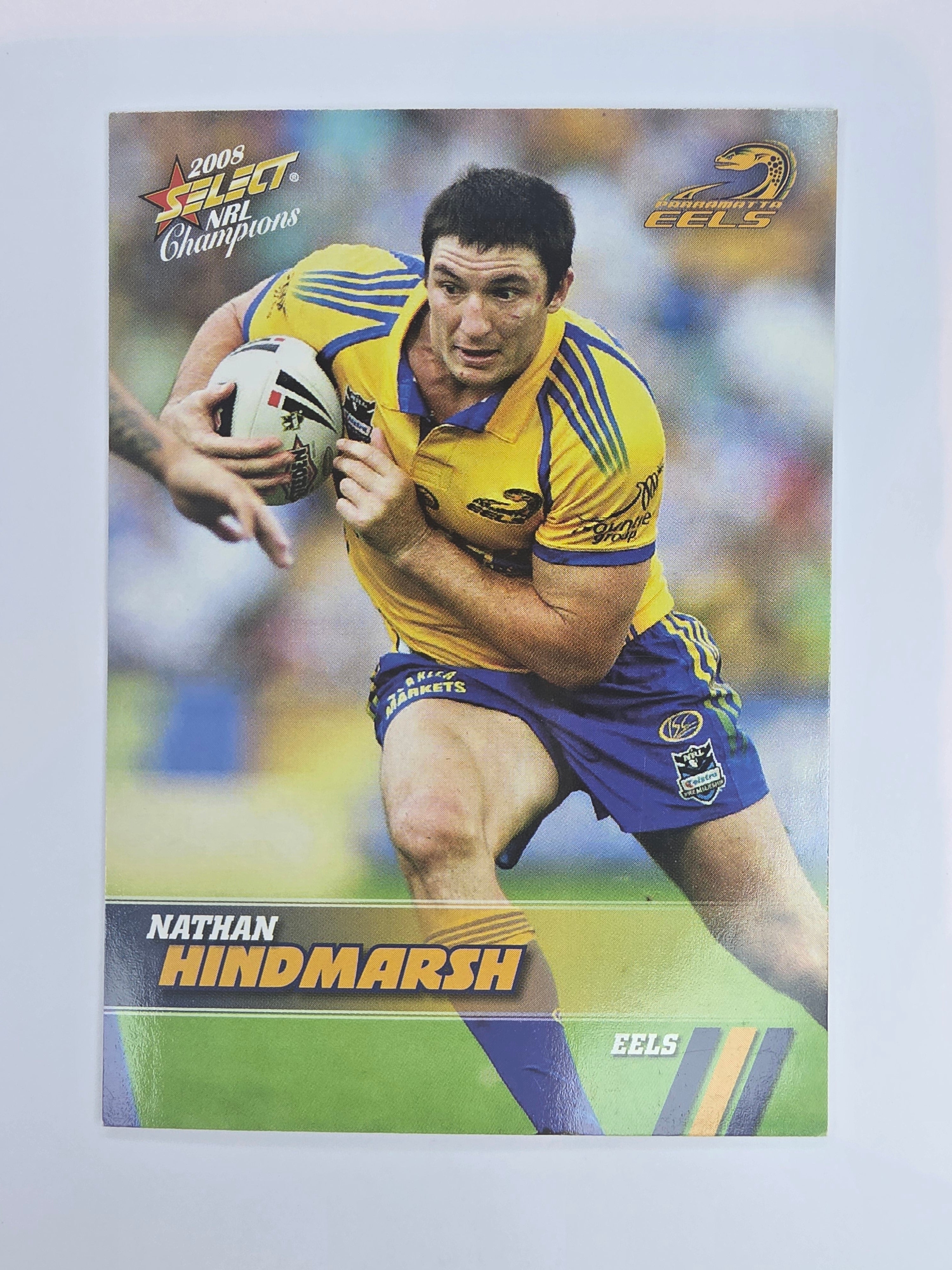 NRL 2008 Champions Base Card #117 Nathan Hindmarsh Parramatta Eels