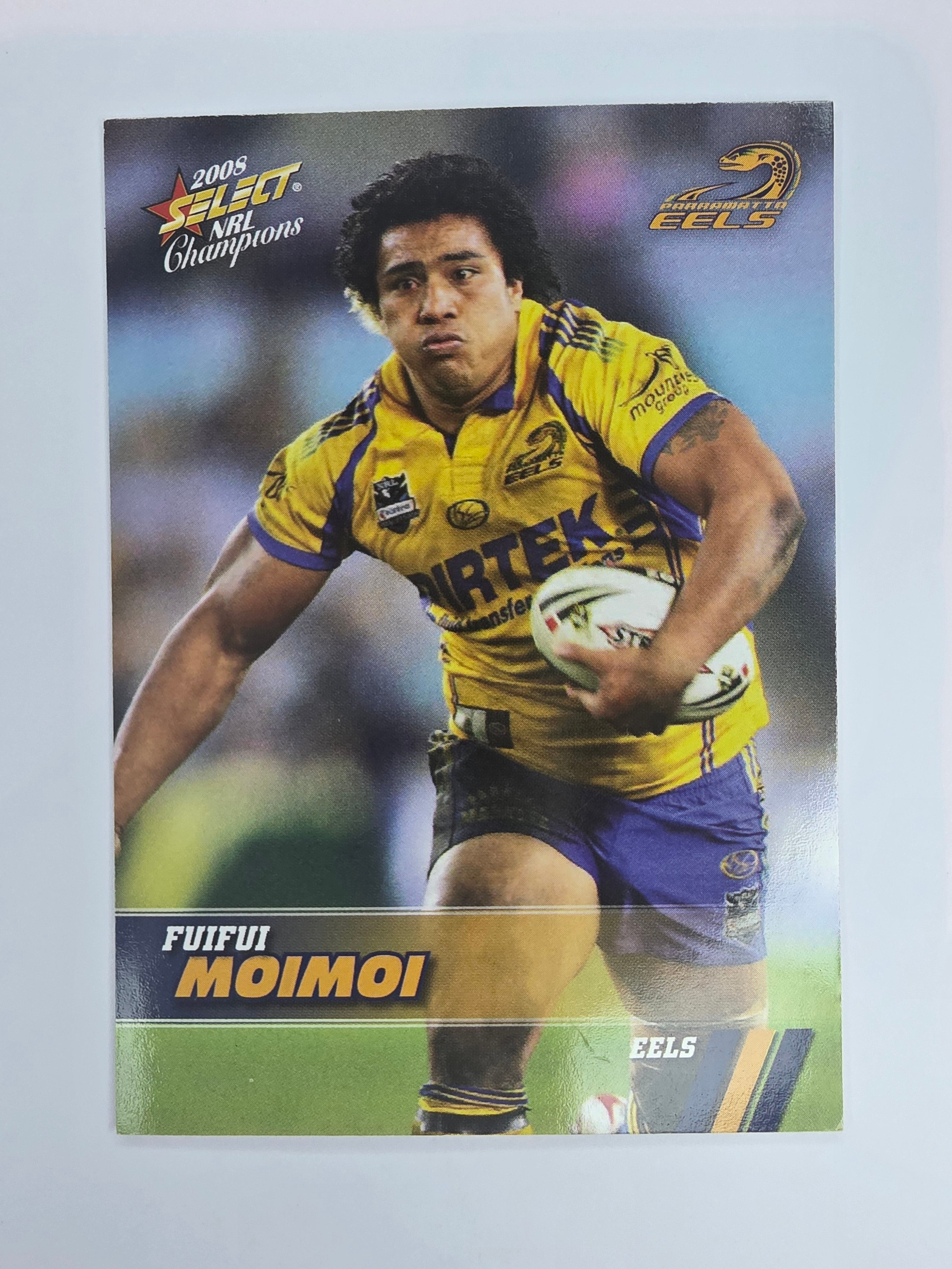 NRL 2008 Champions Base Card #119 Fuifui Moimoi Parramatta Eels