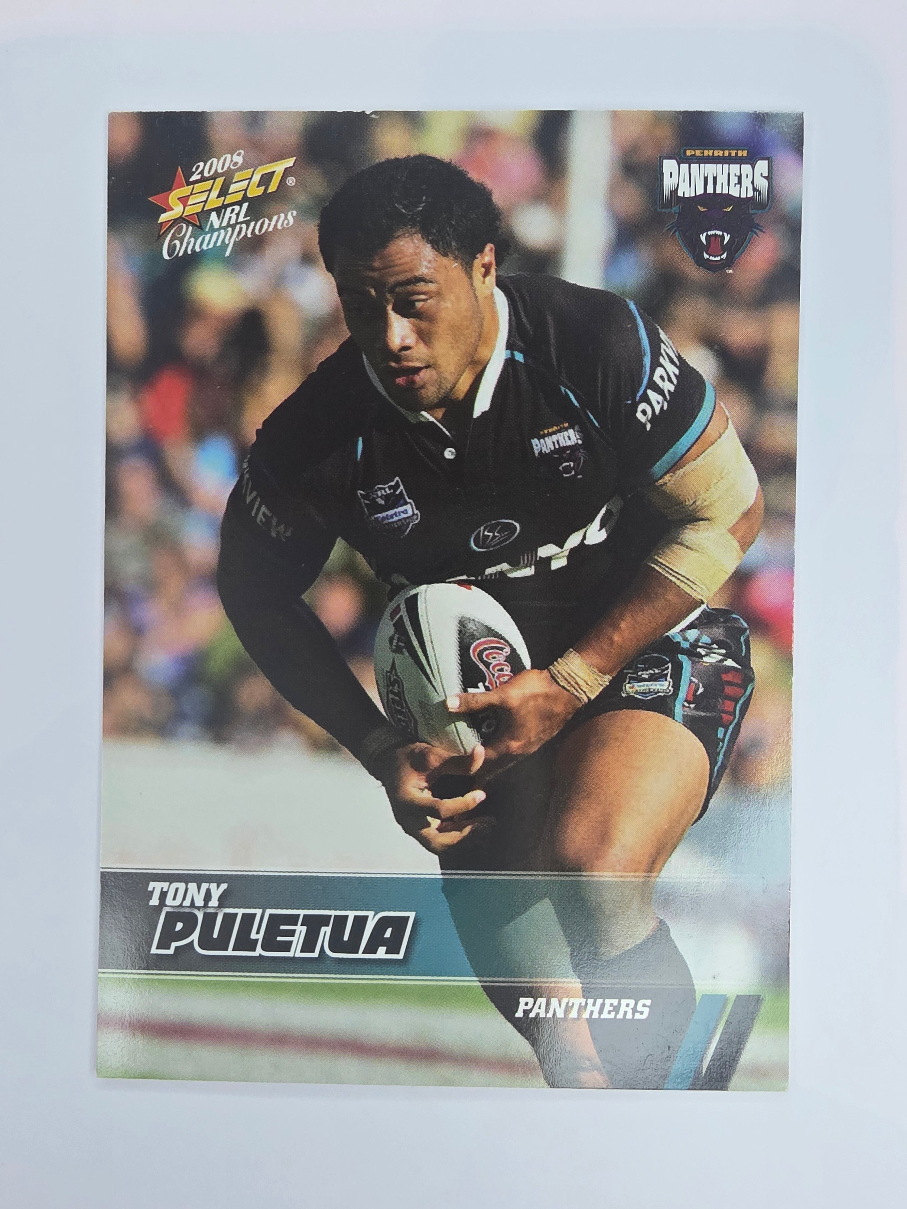 NRL 2008 Champions Base Card #124 Tony Puletua Penrith Panthers