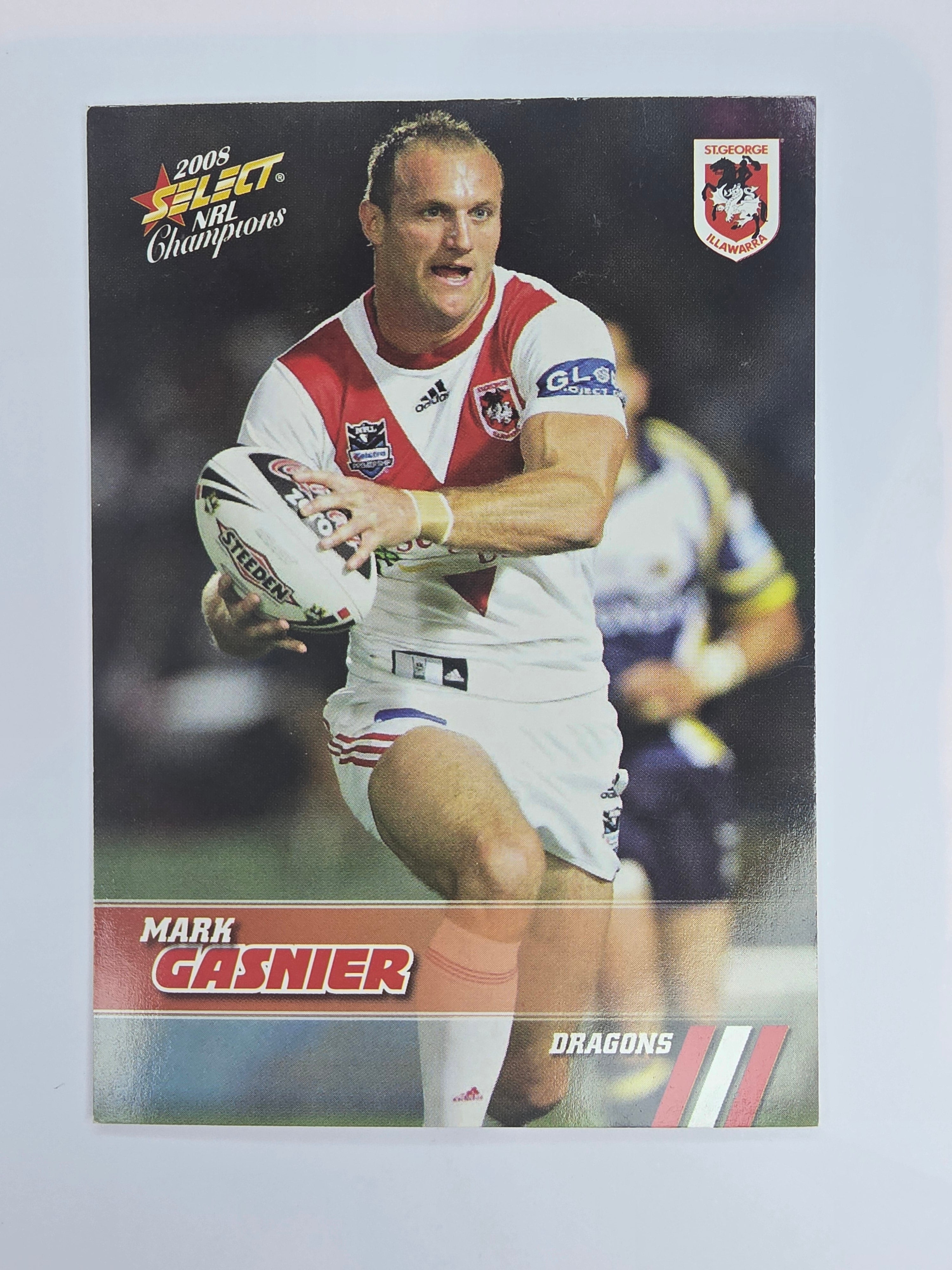 NRL 2008 Champions Base Card #138 Mark Gasnier St George Illawarra Dragons