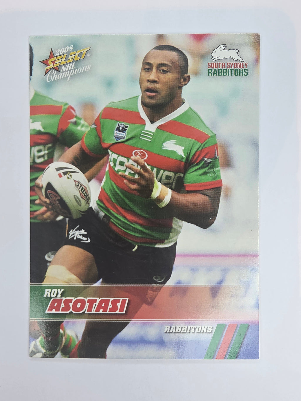 NRL 2008 Champions Base Card #150 Roy Asotasi South Sydney Rabbitohs