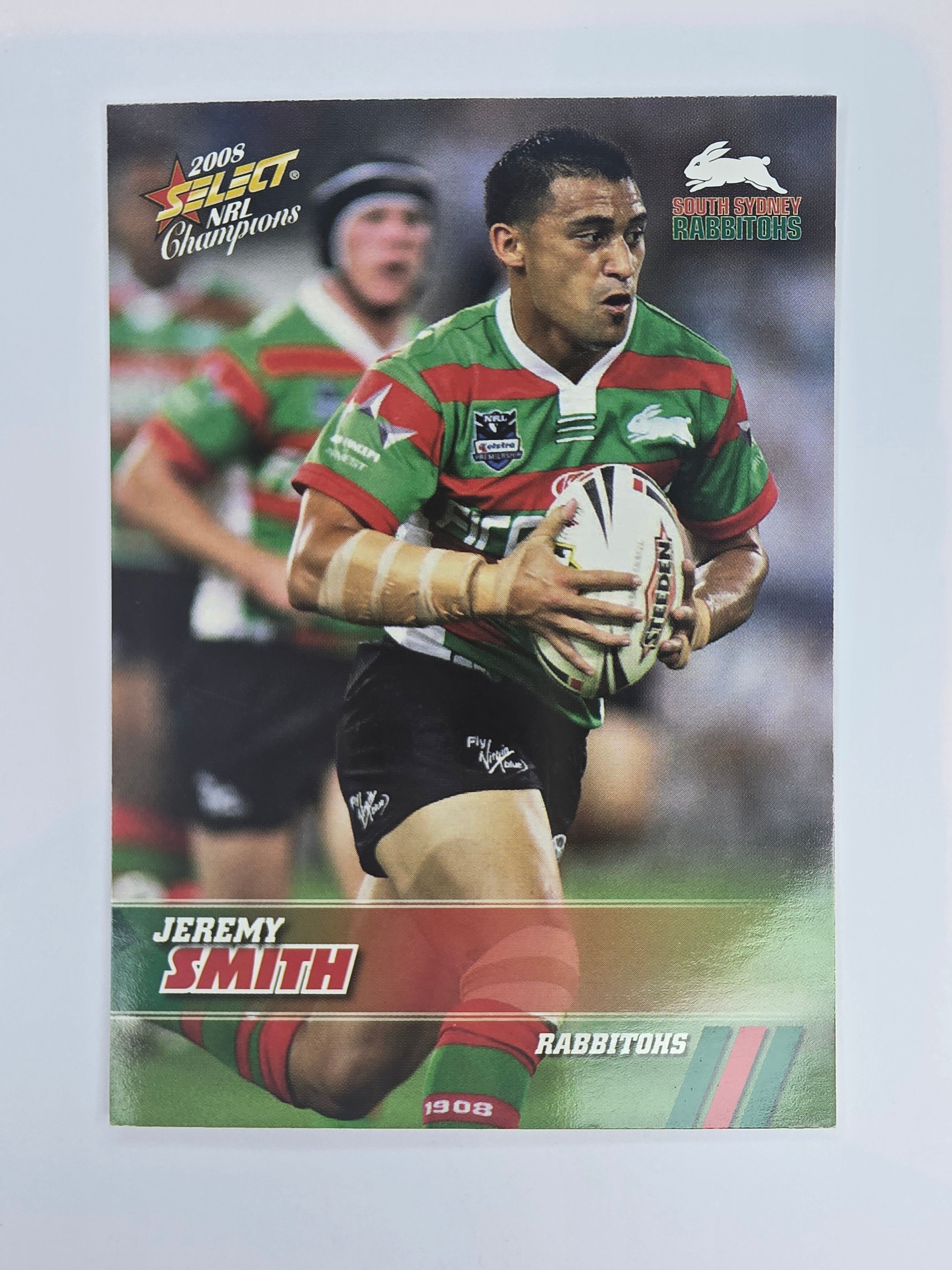 NRL 2008 Champions Base Card #158 Jeremy Smith South Sydney Rabbitohs