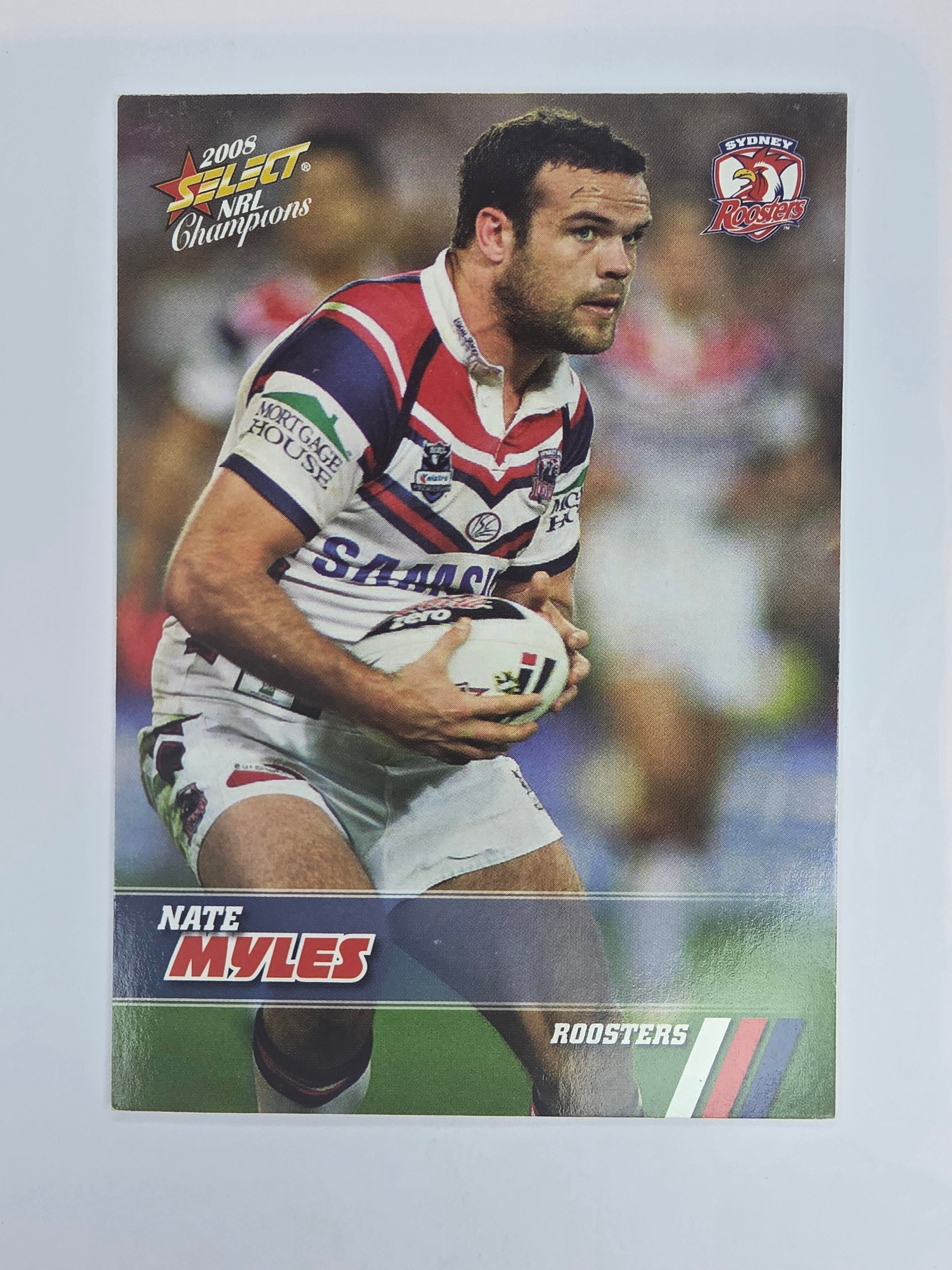 NRL 2008 Champions Base Card #164 Nate Myles Sydney Roosters