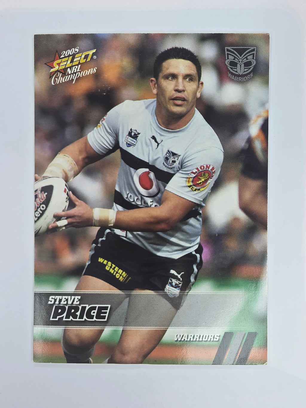 NRL 2008 Champions Base Card #172 Steve Price New Zealand Warriors
