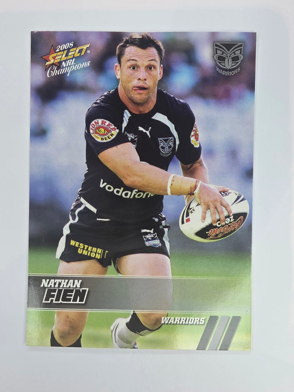 NRL 2008 Champions Base Card #173 Nathan Fien New Zealand Warriors