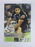 NRL 2008 Champions Base Card #178 Jerome Ropati New Zealand Warriors