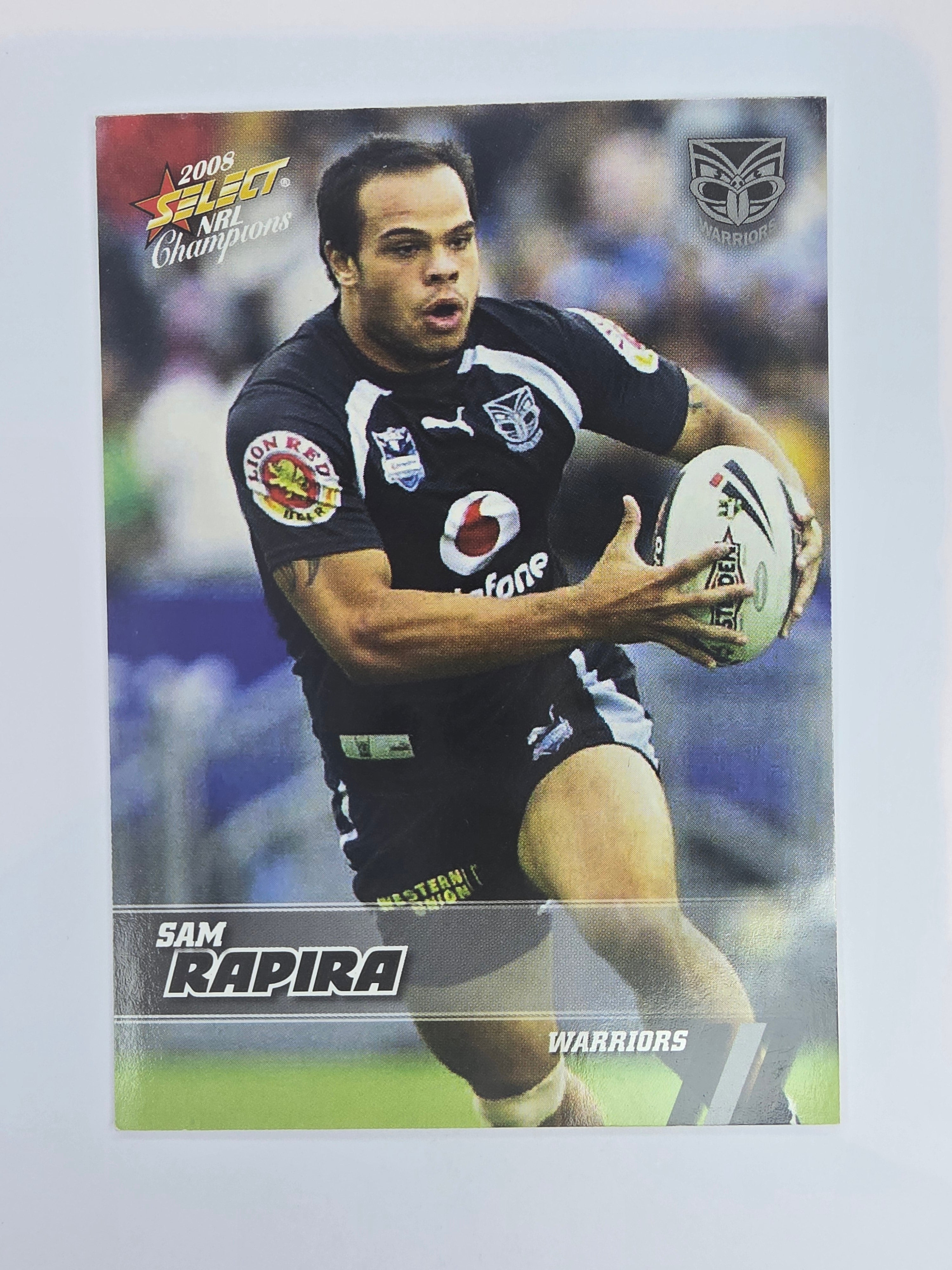 NRL 2008 Champions Base Card #179 Sam Rapira New Zealand Warriors