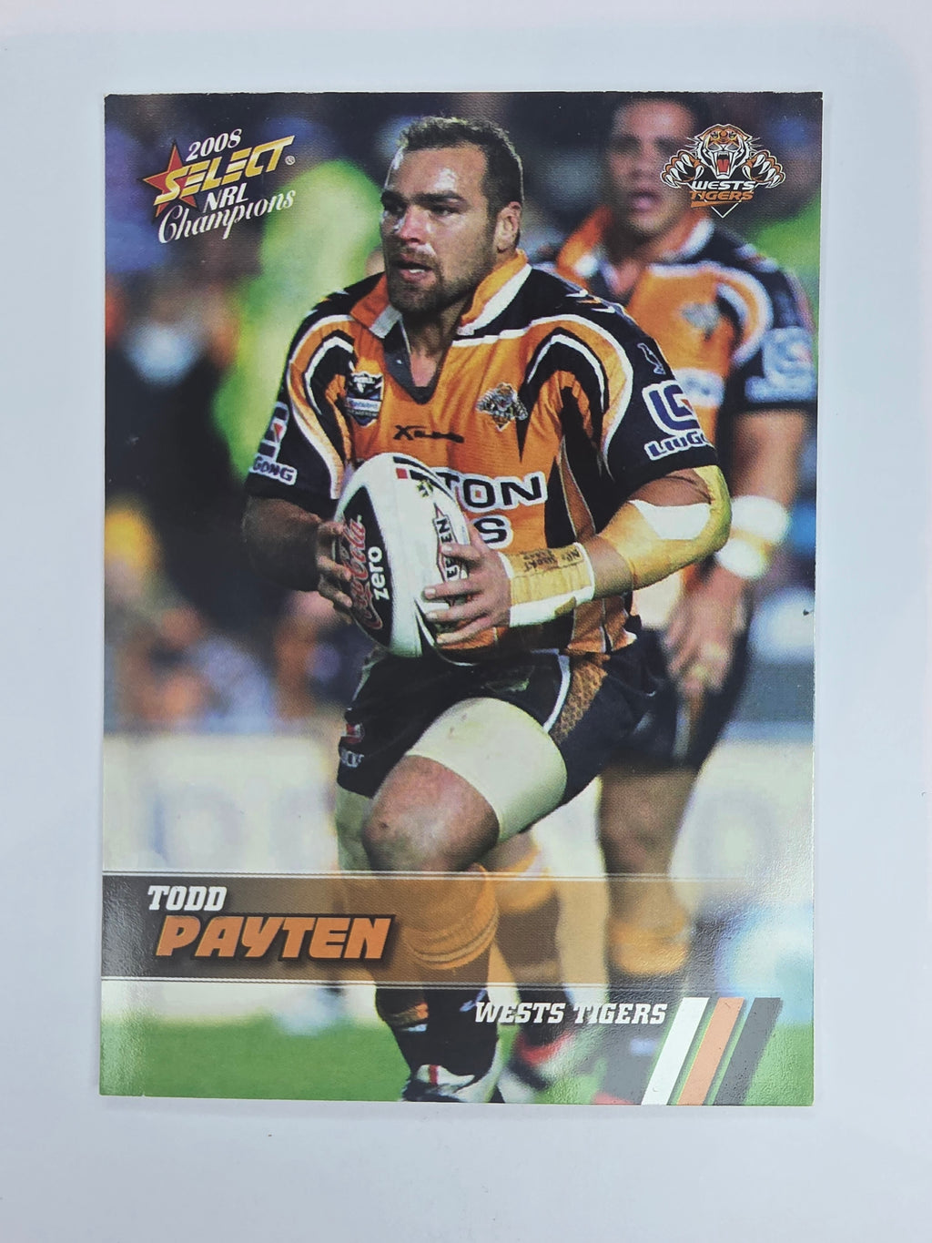 NRL 2008 Champions Base Card #192 Todd Payten Wests Tigers