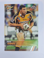 NRL 2008 Champions Base Card #195 Bryce Gibbs Wests Tigers
