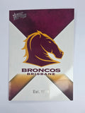 NRL 2011 Strike Base Card #5 Brisbane Broncos Logo