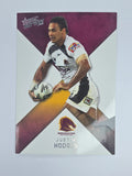 NRL 2011 Strike Base Card #10 Justin Hodges Brisbane Broncos
