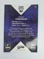 NRL 2011 Strike Base Card #21 Trent Hodkinson Canterbury Bankstown Bulldogs