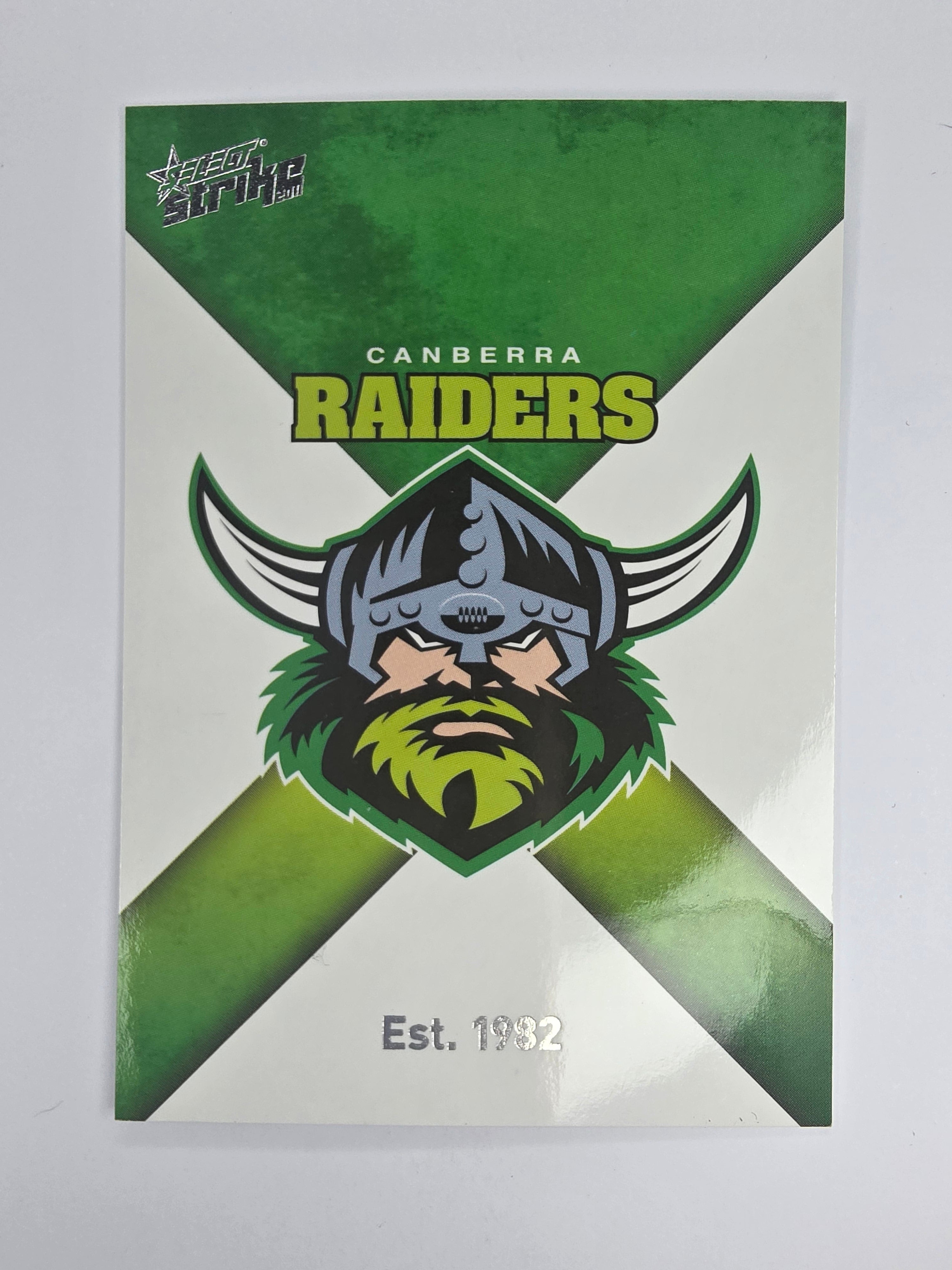 NRL 2011 Strike Base Card #29 Canberra Raiders Logo