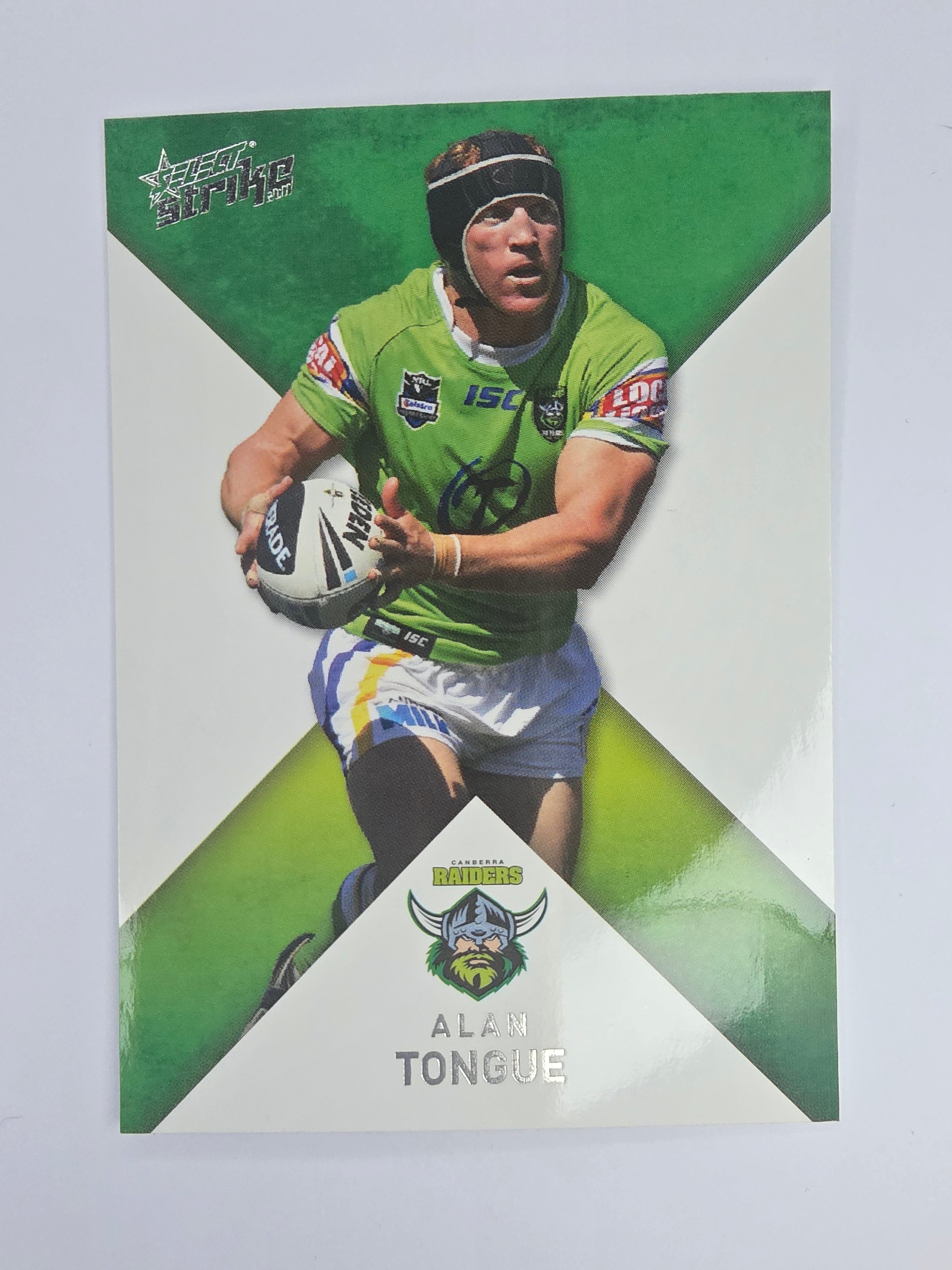NRL 2011 Strike Base Card #30 Alan Tongue Canberra Raiders