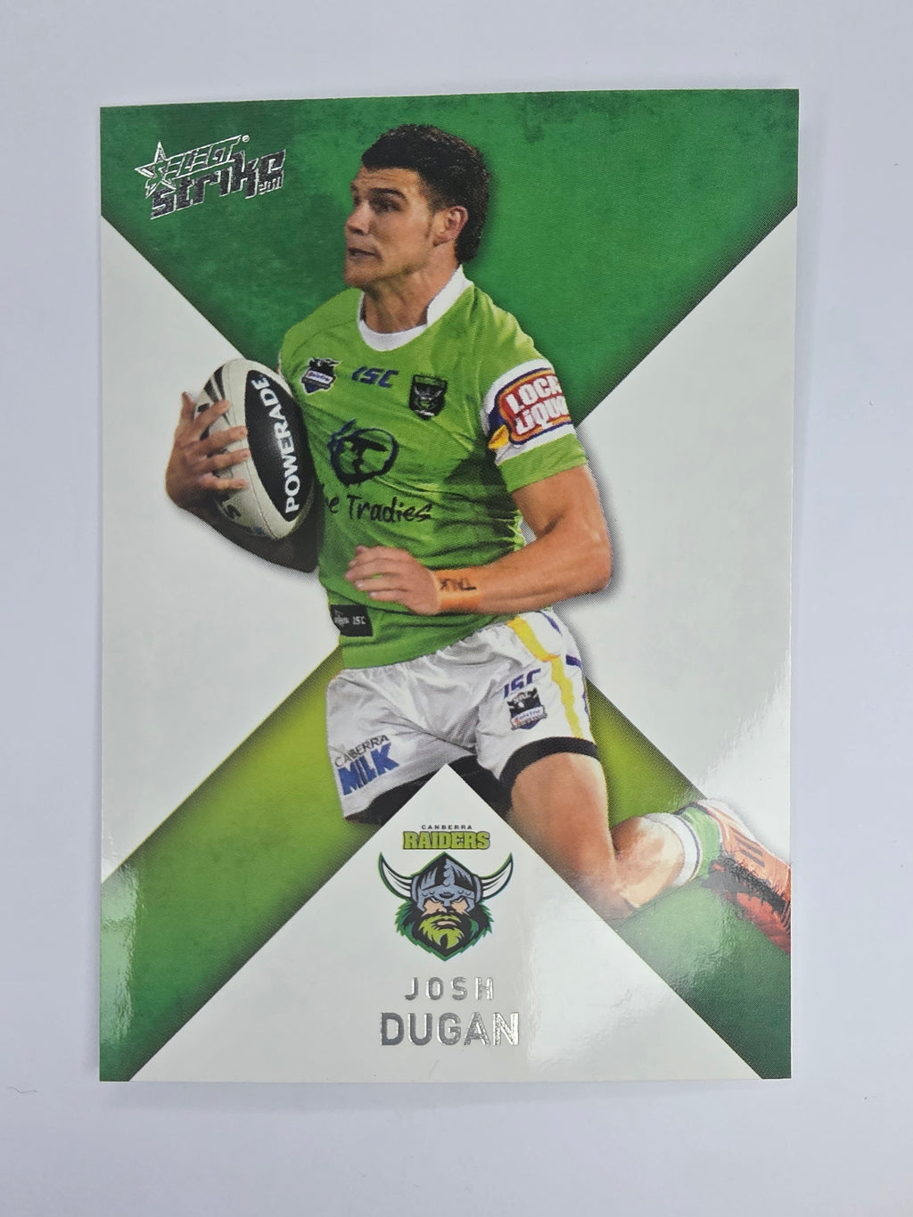 NRL 2011 Strike Base Card #32 Josh Dugan Canberra Raiders
