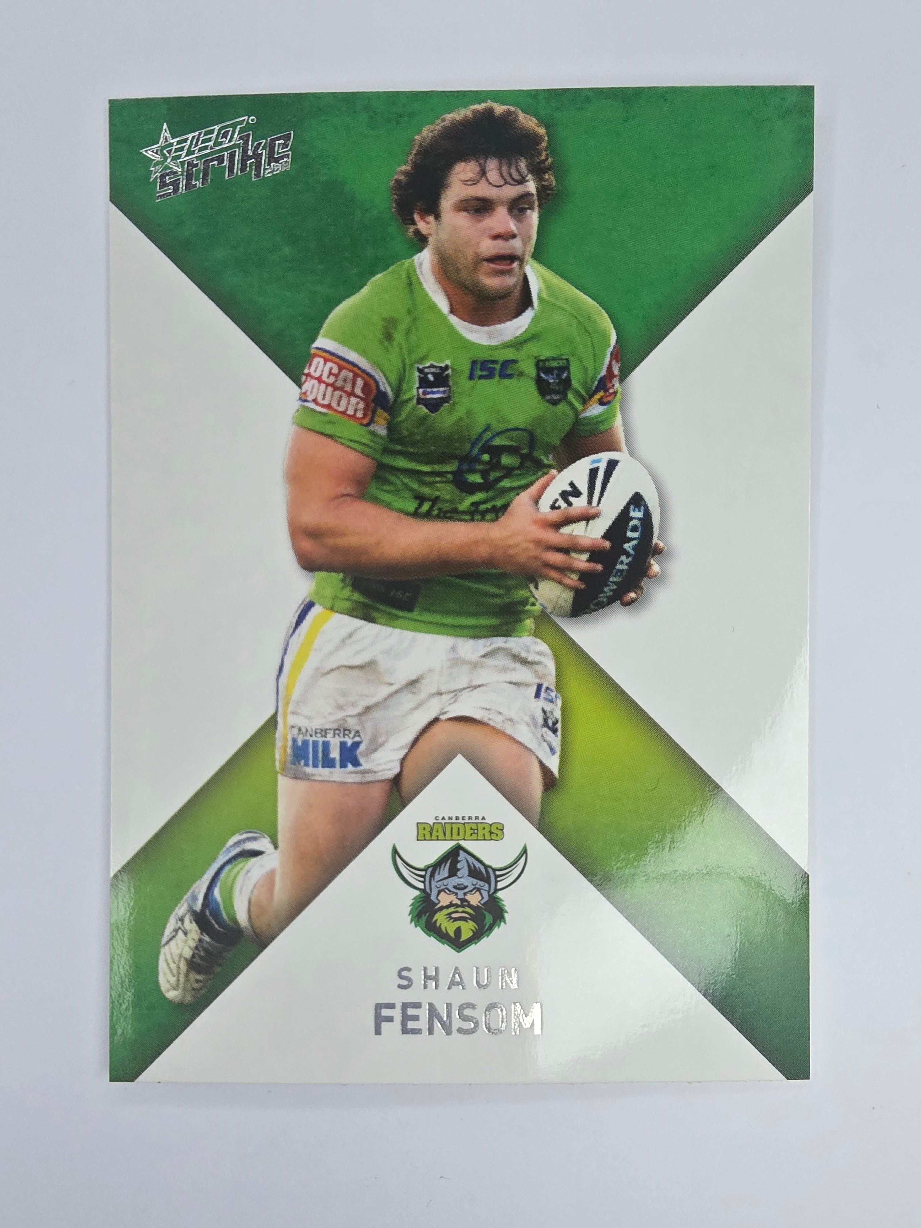 NRL 2011 Strike Base Card #33 Shaun Fensom Canberra Raiders