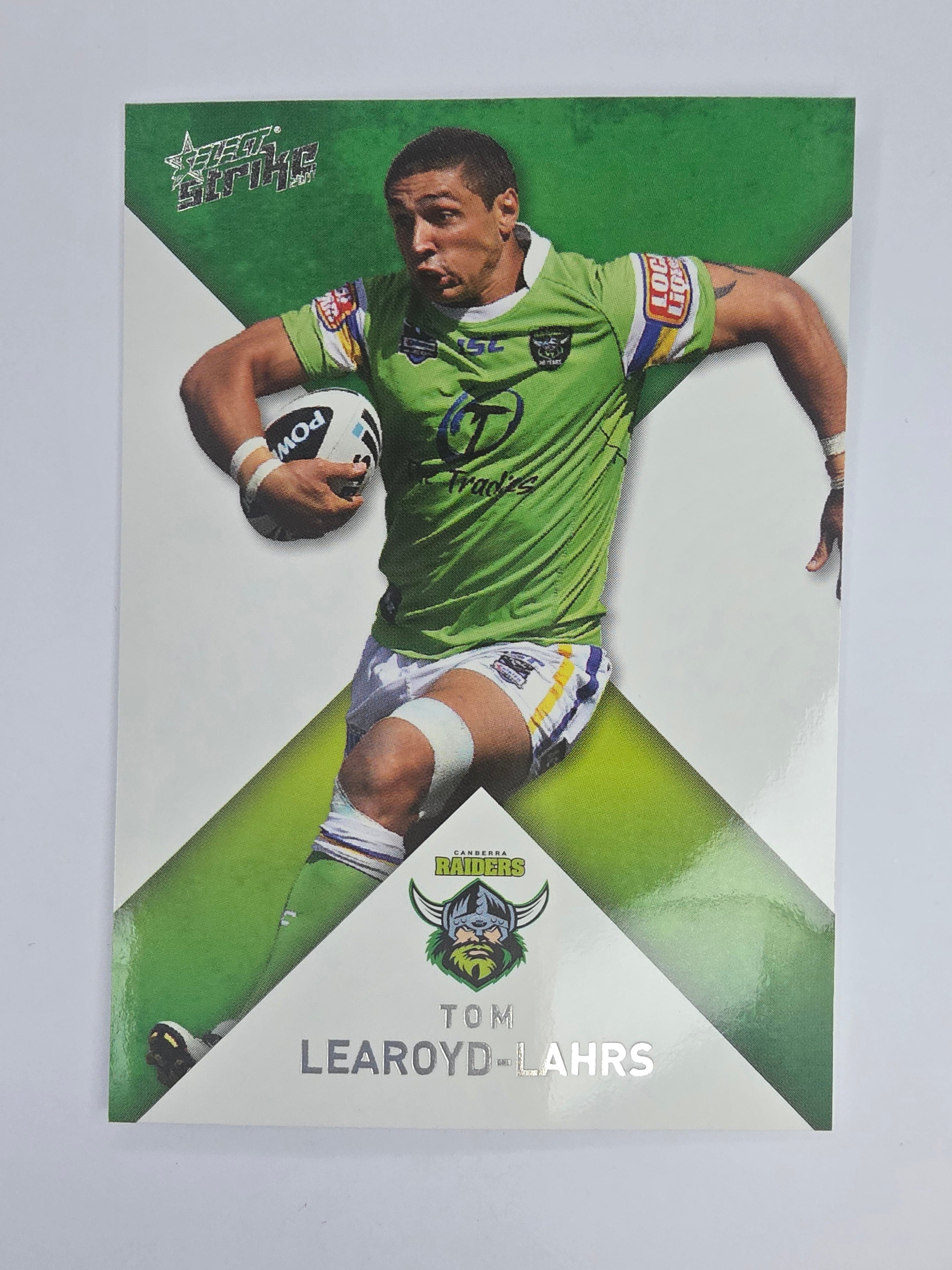 NRL 2011 Strike Base Card #34 Tom Learoyd-Lahrs Canberra Raiders