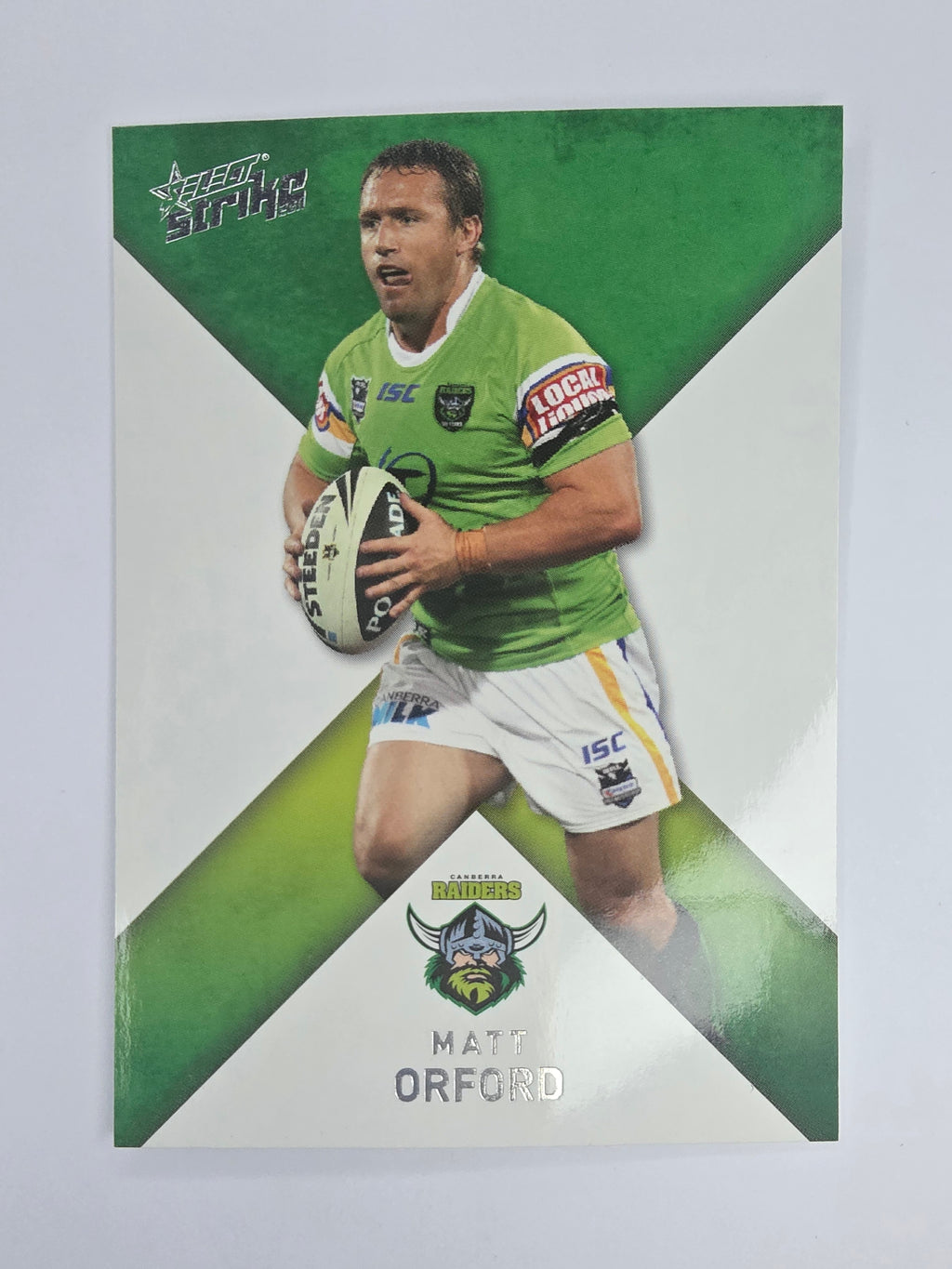 NRL 2011 Strike Base Card #35 Matt Orford Canberra Raiders