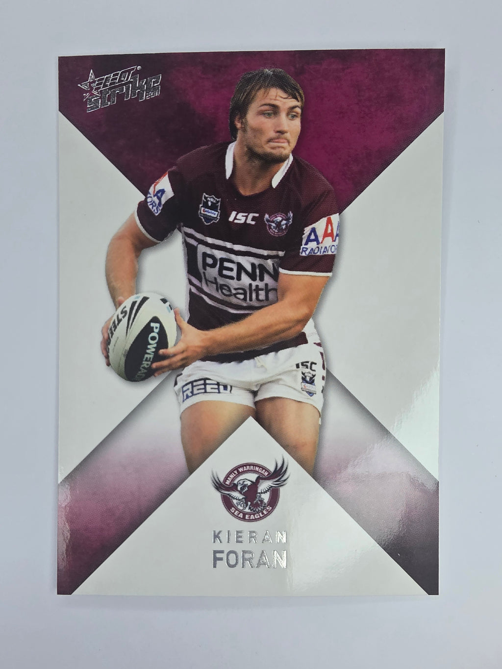 NRL 2011 Strike Base Card #69 Kieran Foran Manly Warringah Sea Eagles