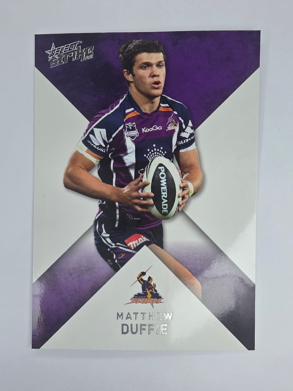 NRL 2011 Strike Base Card #82 Matthew Duffie Melbourne Storm
