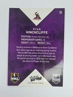 NRL 2011 Strike Base Card #83 Ryan Hinchcliffe Melbourne Storm