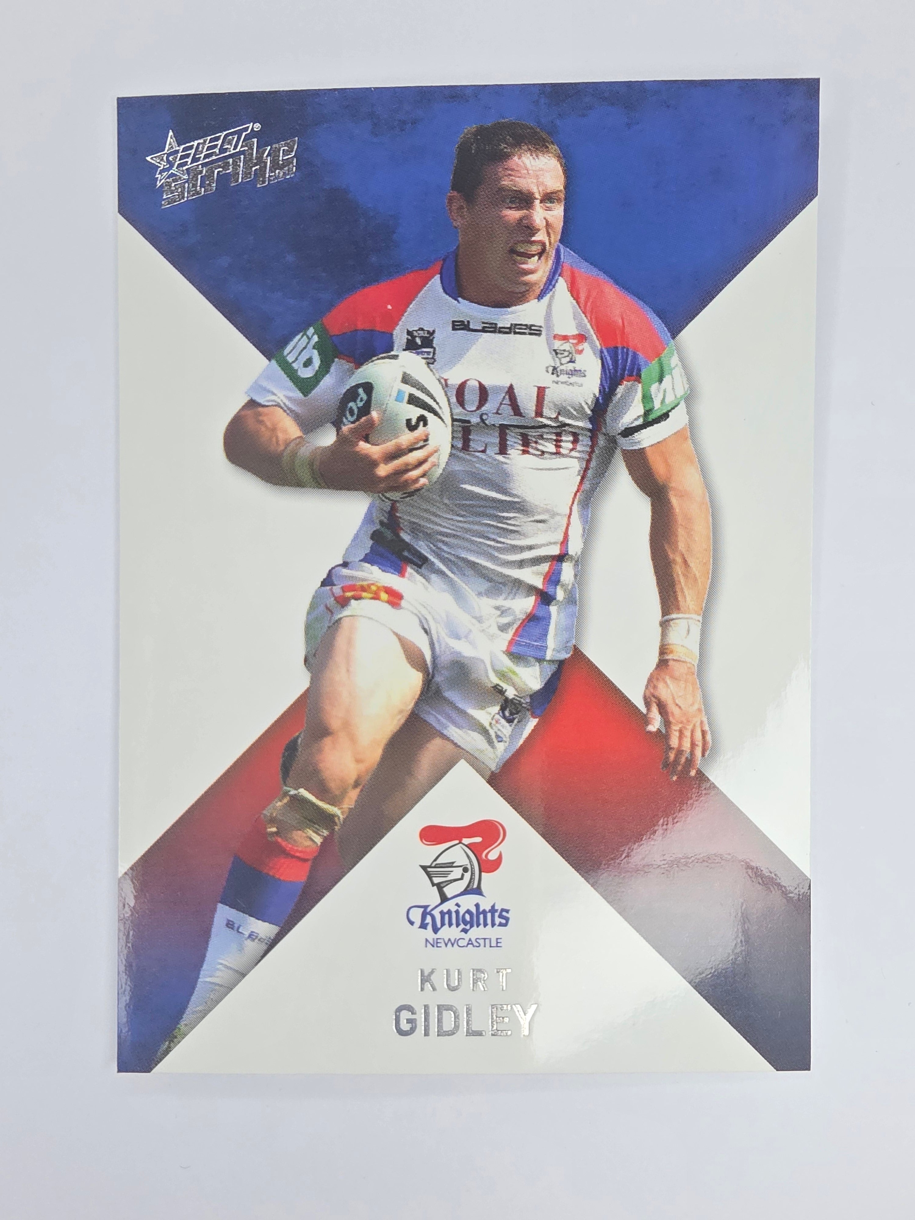 NRL 2011 Strike Base Card #90 Kurt Gidley Newcastle Knights