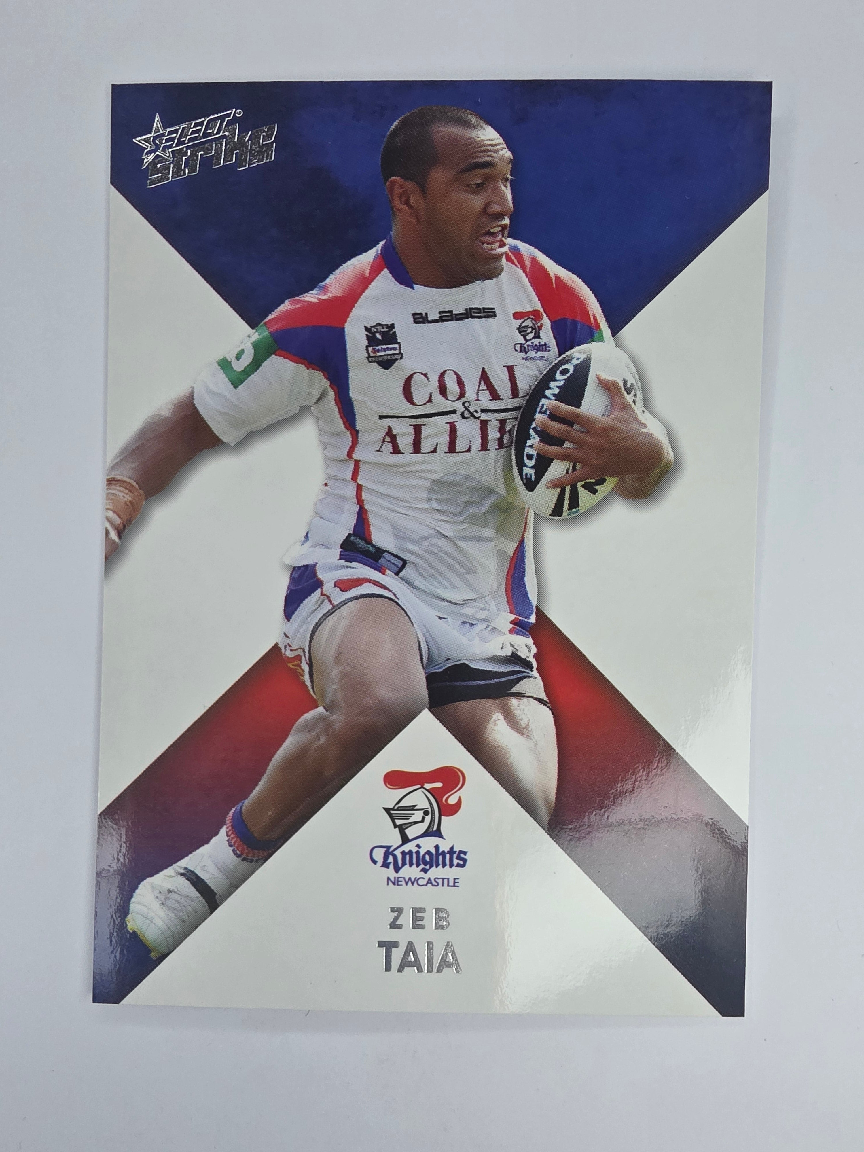 NRL 2011 Strike Base Card #99 Zeb Taia Newcastle Knights