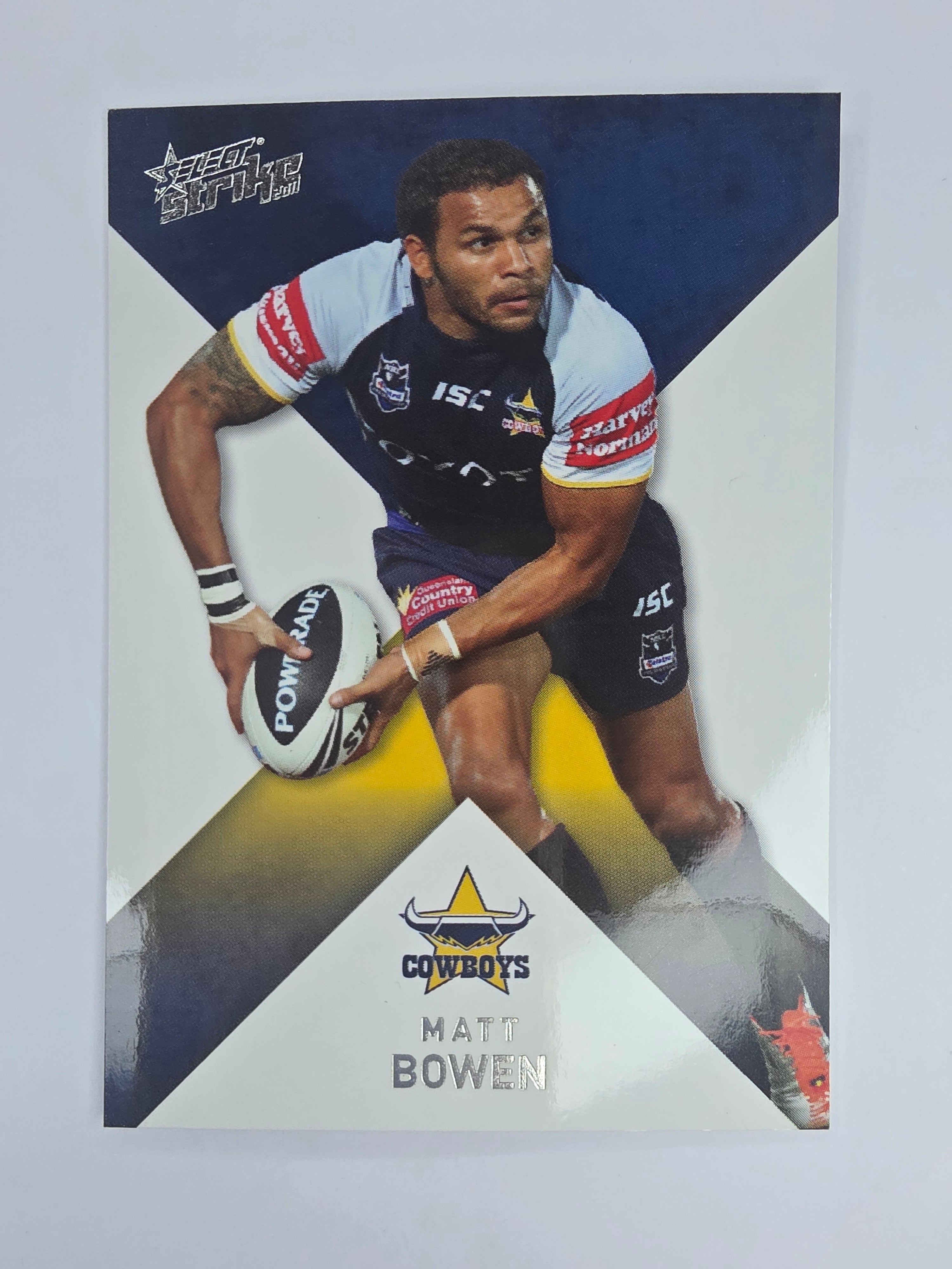 NRL 2011 Strike Base Card #103 Matt Bowen North Queensland Cowboys