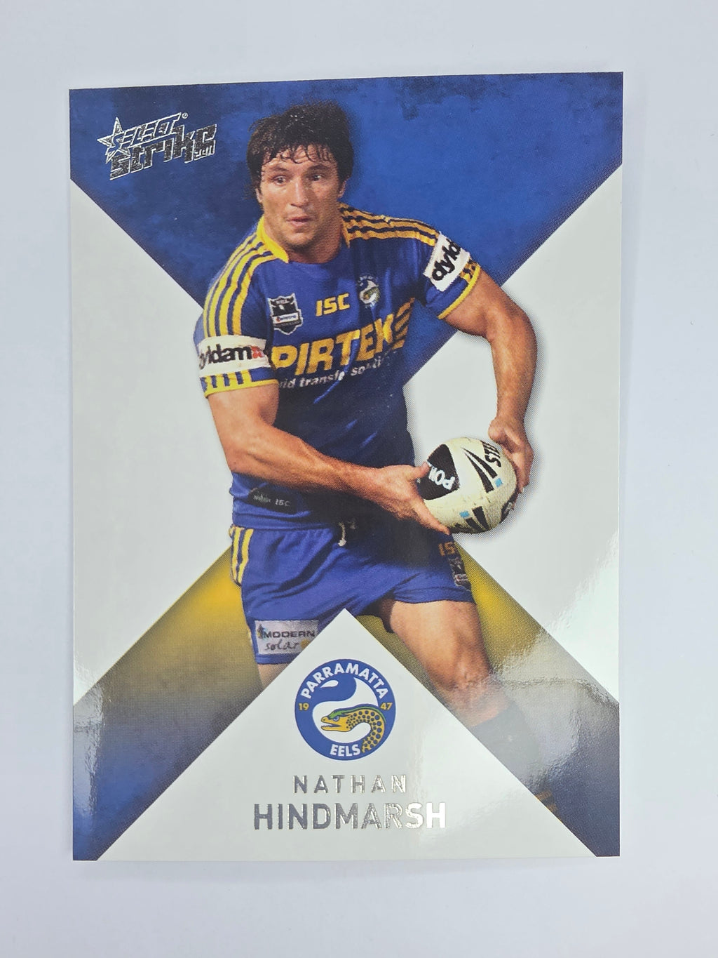 NRL 2011 Strike Base Card #114 Nathan Hindmarsh Parramatta Eels