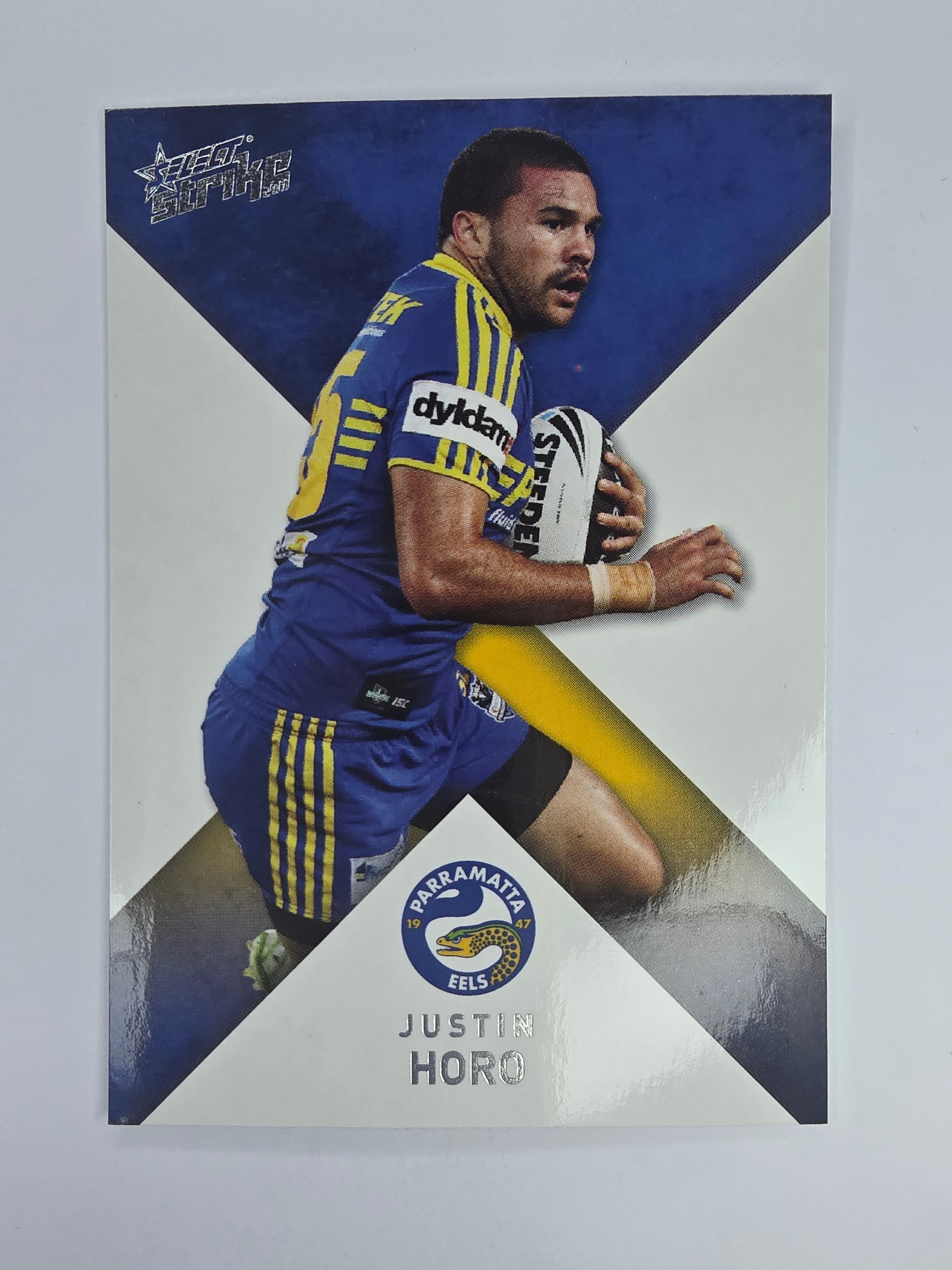 NRL 2011 Strike Base Card #117 Justin Horo Parramatta Eels