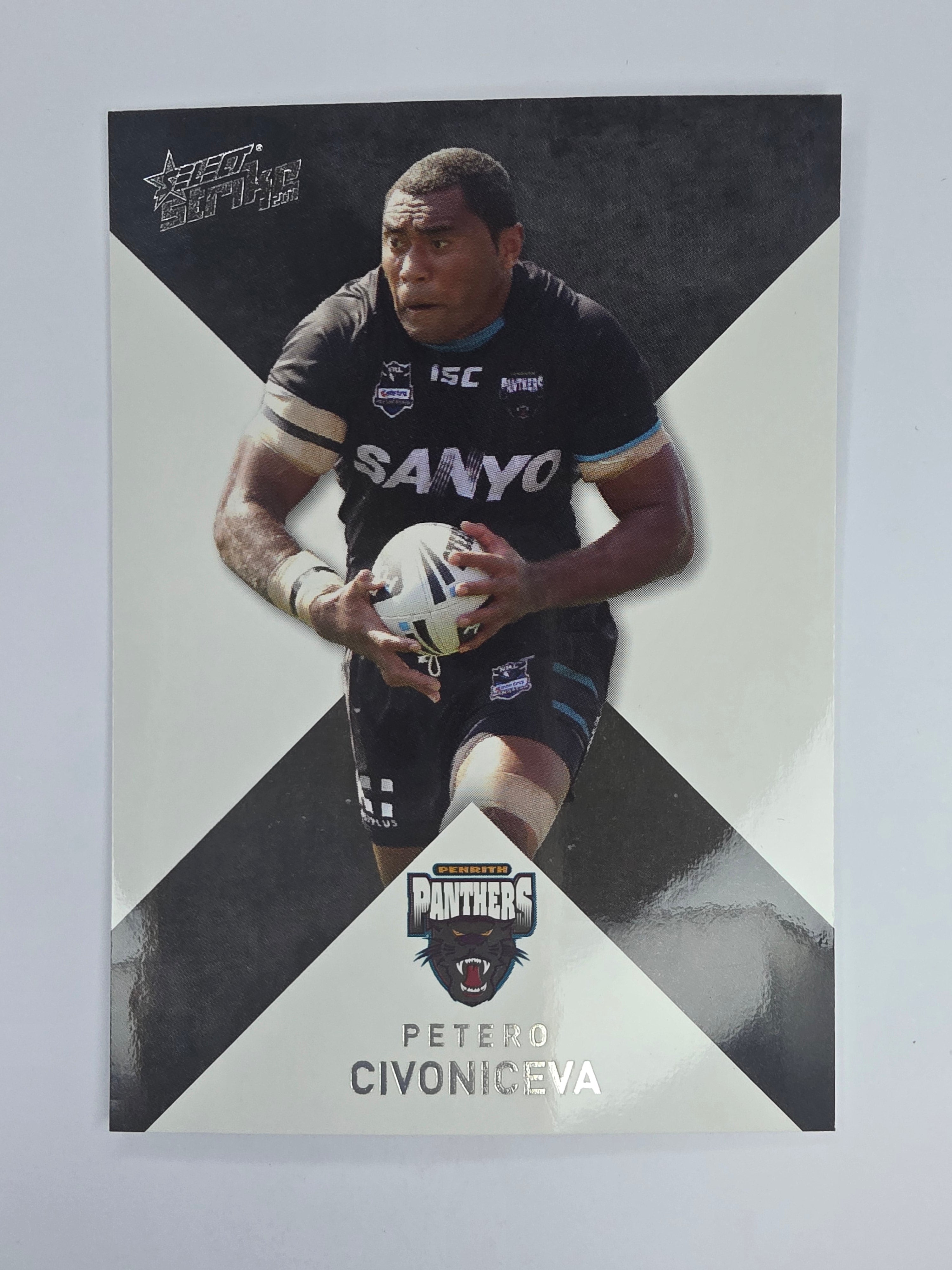 NRL 2011 Strike Base Card #126 Petero Civoniceva Penrith Panthers