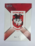 NRL 2011 Strike Base Card #137 St George Illawarra Dragons Logo